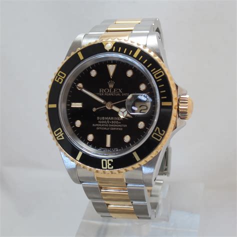 rolex submariner usato acciaio e oro 1990|cerchi rolex second hand.